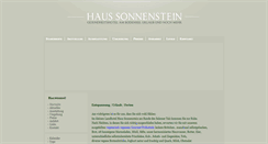 Desktop Screenshot of haus-sonnenstein.de