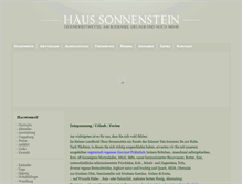 Tablet Screenshot of haus-sonnenstein.de